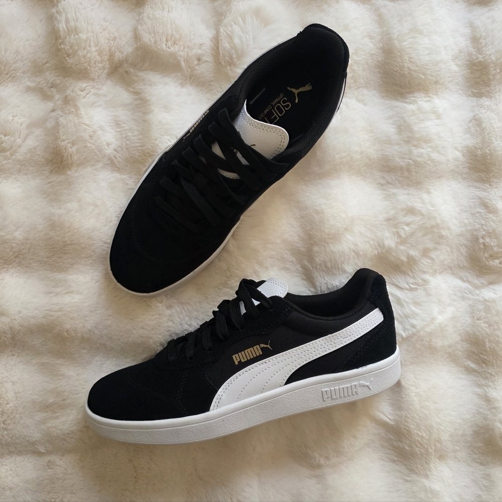 Men's Puma Black and White Sneakers